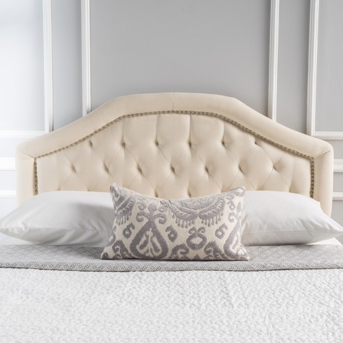 Full queen modern beige fabric - modern,